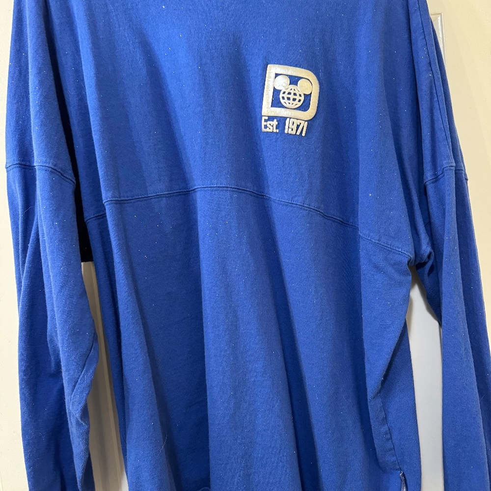 DISNEY WORLD SPIRIT JERSEY "MAKE A WISH" EDITION  ROYAL BLUE XL